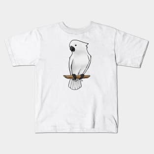 Bird - Umbrella Cockatoo - Crest Down Kids T-Shirt